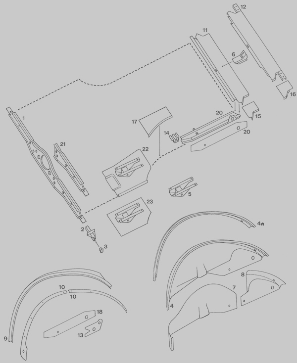 Rear Chassis Repair Panels